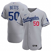 Dodgers 50 Mookie Betts Gray 2020 Nike Flexbase Jersey Dzhi,baseball caps,new era cap wholesale,wholesale hats